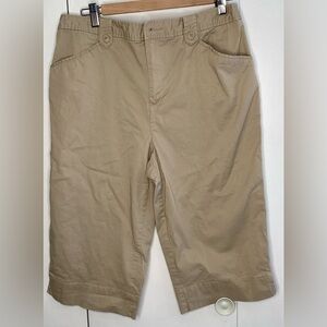 White stag size 12 khaki cotton Bermuda shorts